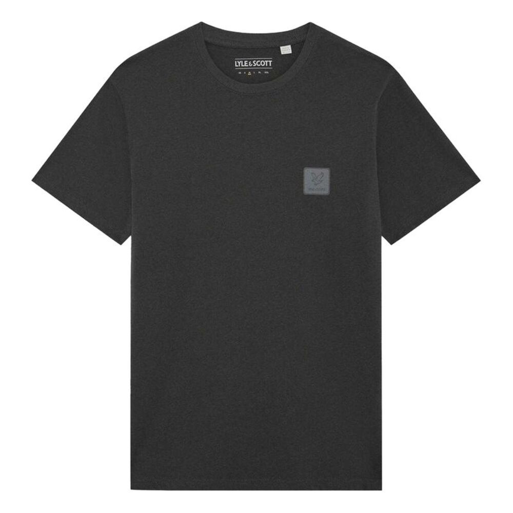 Lyle & Scott Mens Back Print Regular T-Shirt / Gunmetal